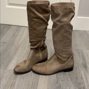 Kelly & Katie faux suede tall boots Size 9
